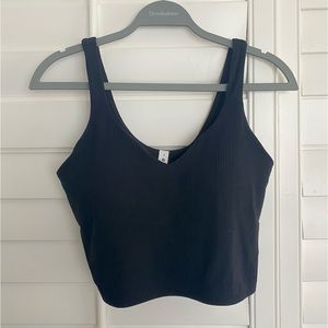 lululemon Align ribbed tank top, Black, Women’s size 8